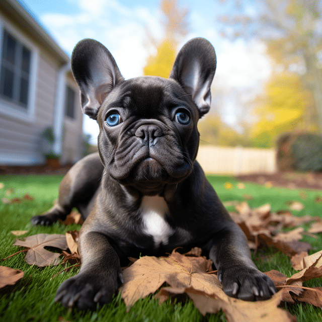 french bulldog blue eyes