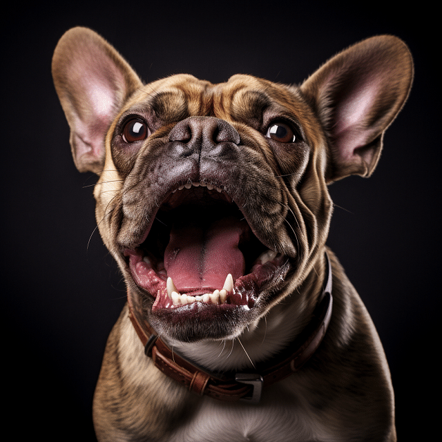 french bulldog barking at night