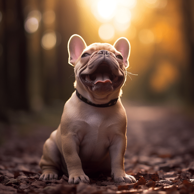 french bulldog barking at night